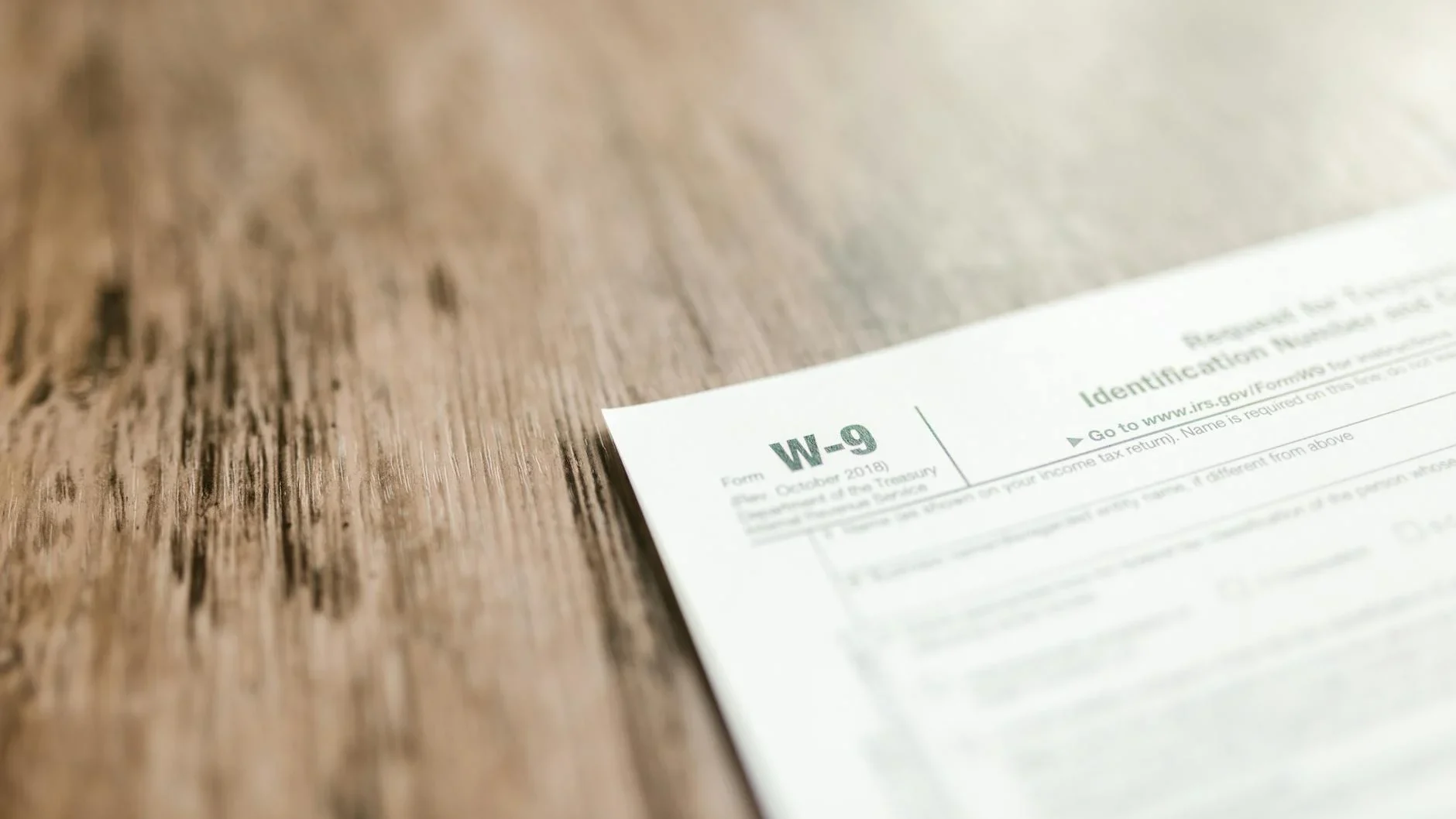Application Form Identification Card