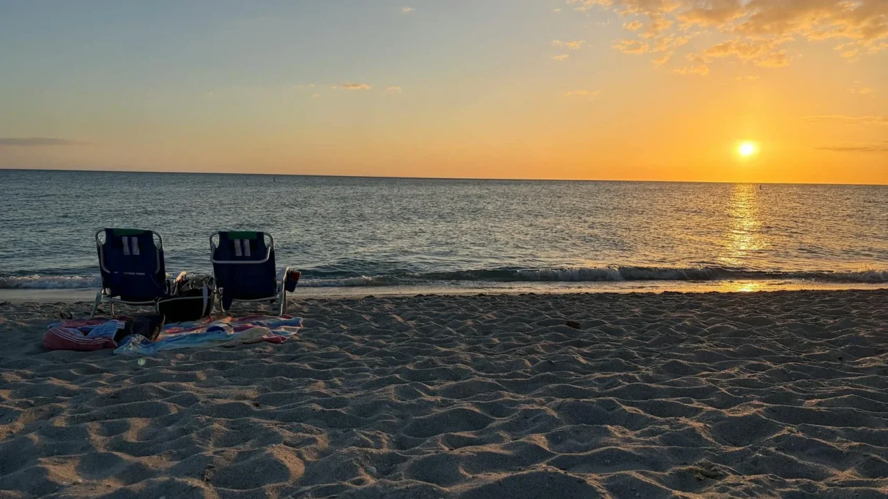 Beach Sunset Relaxation