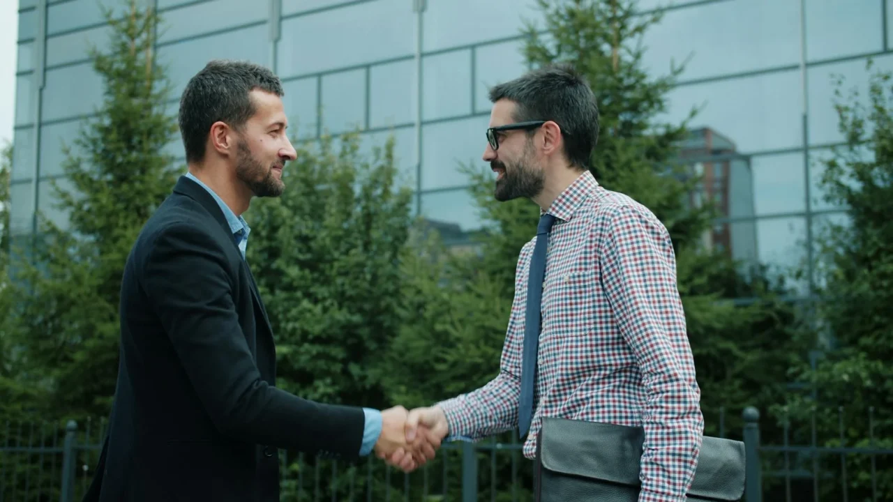 Business Meeting Handshake