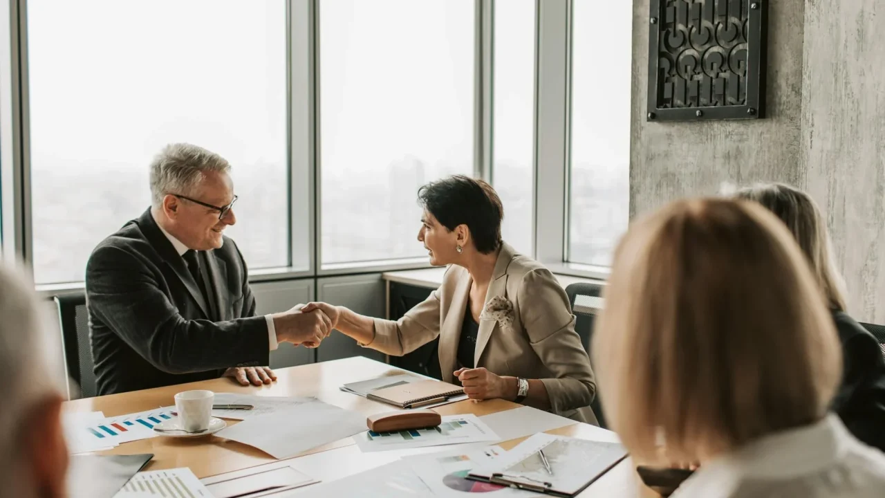 Business Meeting Handshake