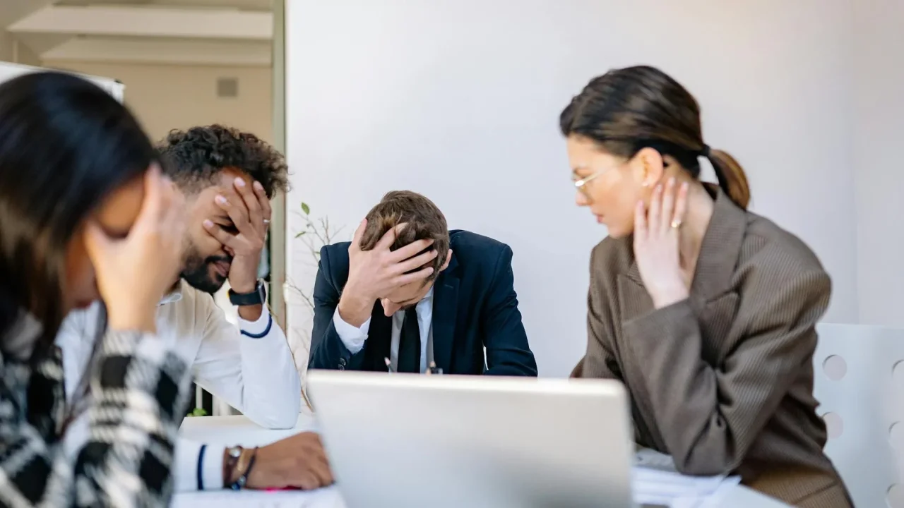 Business Meeting Stress