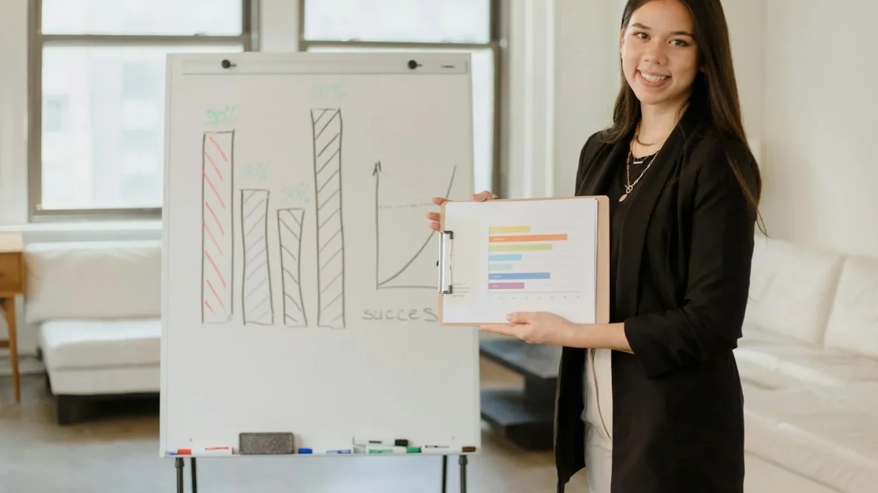 Business Presentation Success Graph