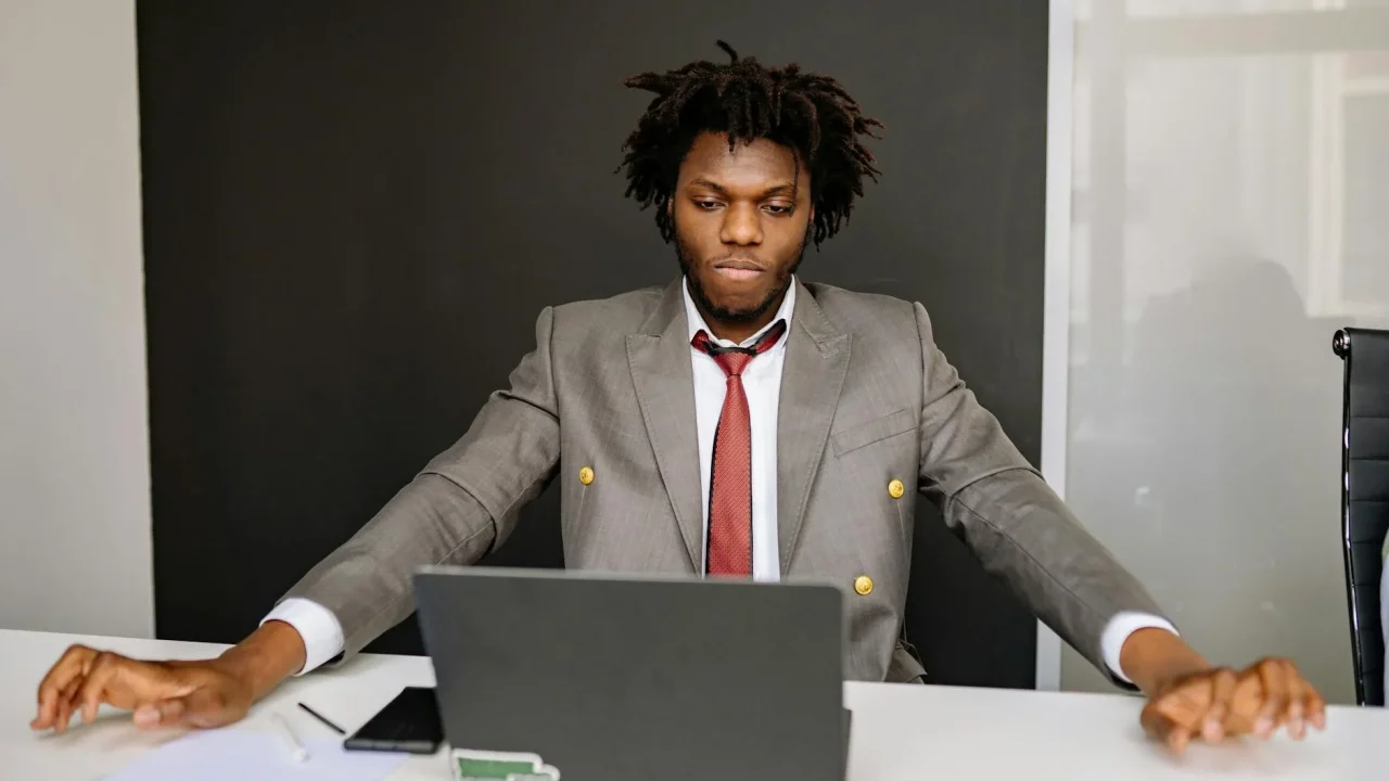 Business Suit Office Desk