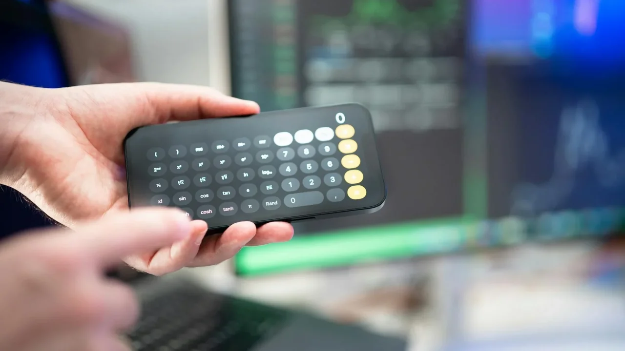 Calculator Digital Screen