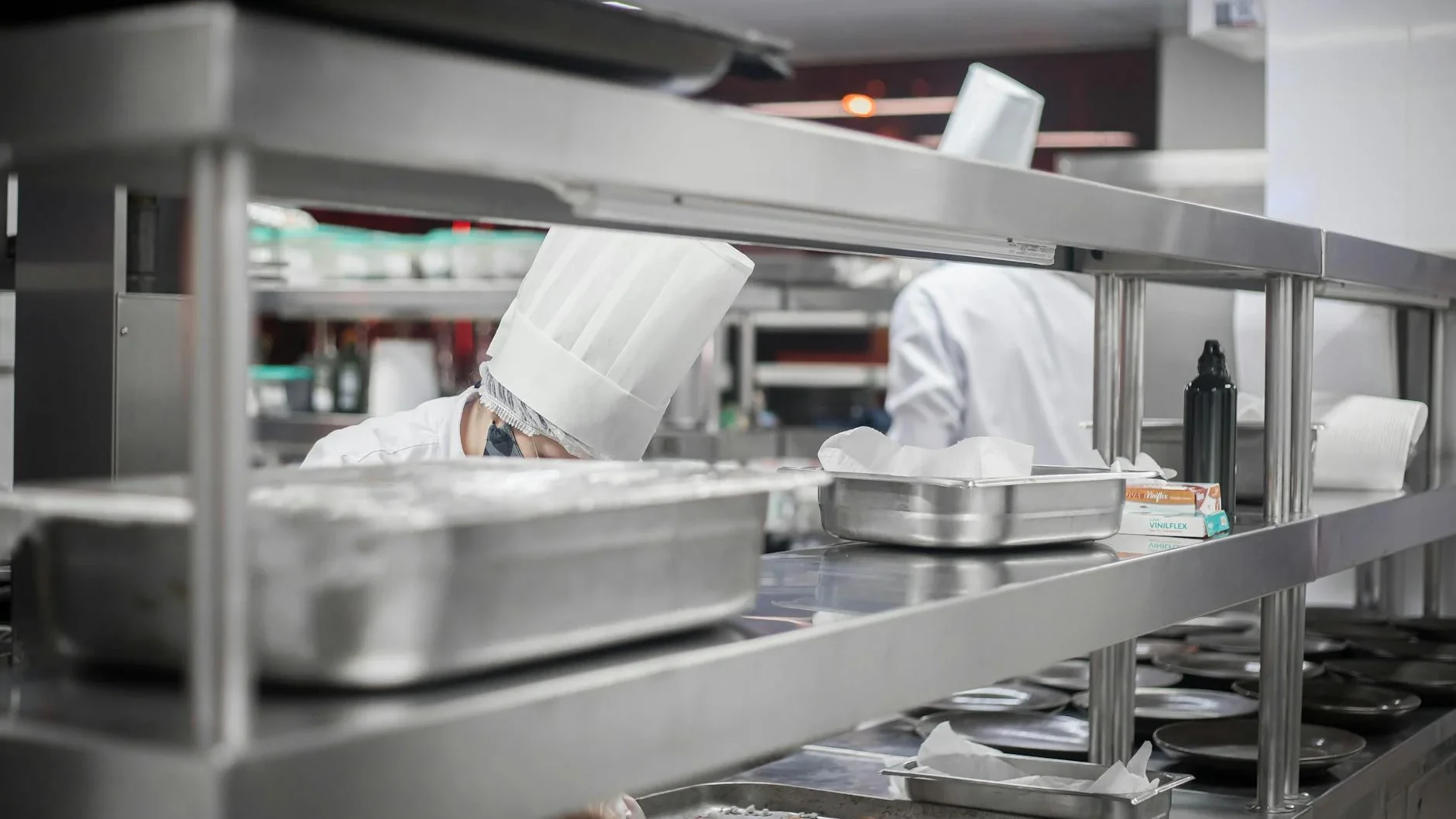 Chef Cooking Restaurant Kitchen