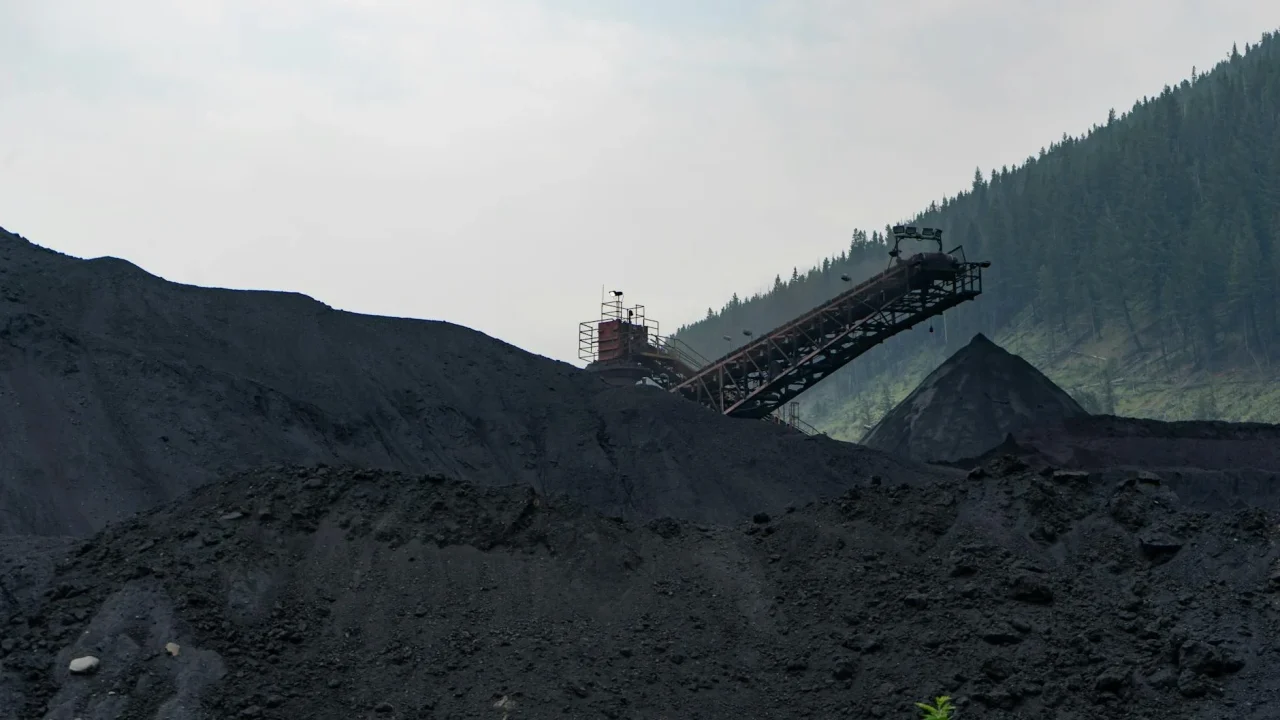 Coal Mine Industrial Landscape