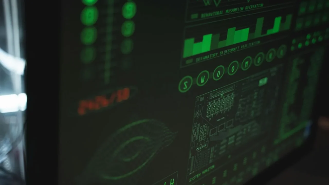 Computer Code Data Visualization Dashboard