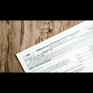 Computer Keyboard Tax Form
