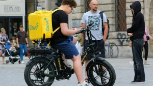 Delivery Bike Safety Hazard