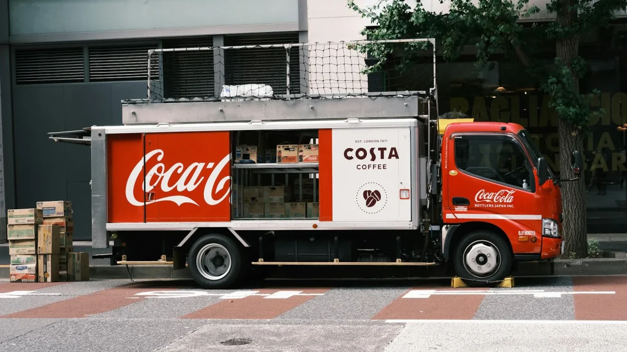 Delivery Truck Food Distribution
