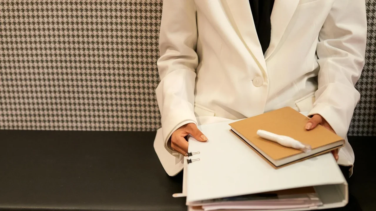 Document Folder Professional Woman