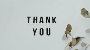 Email Thank You Note Evaluation
