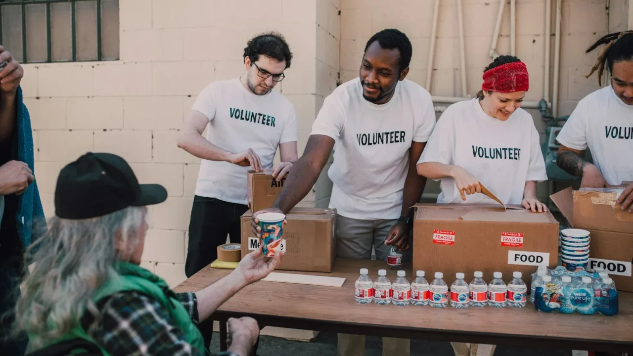 Group People Volunteer