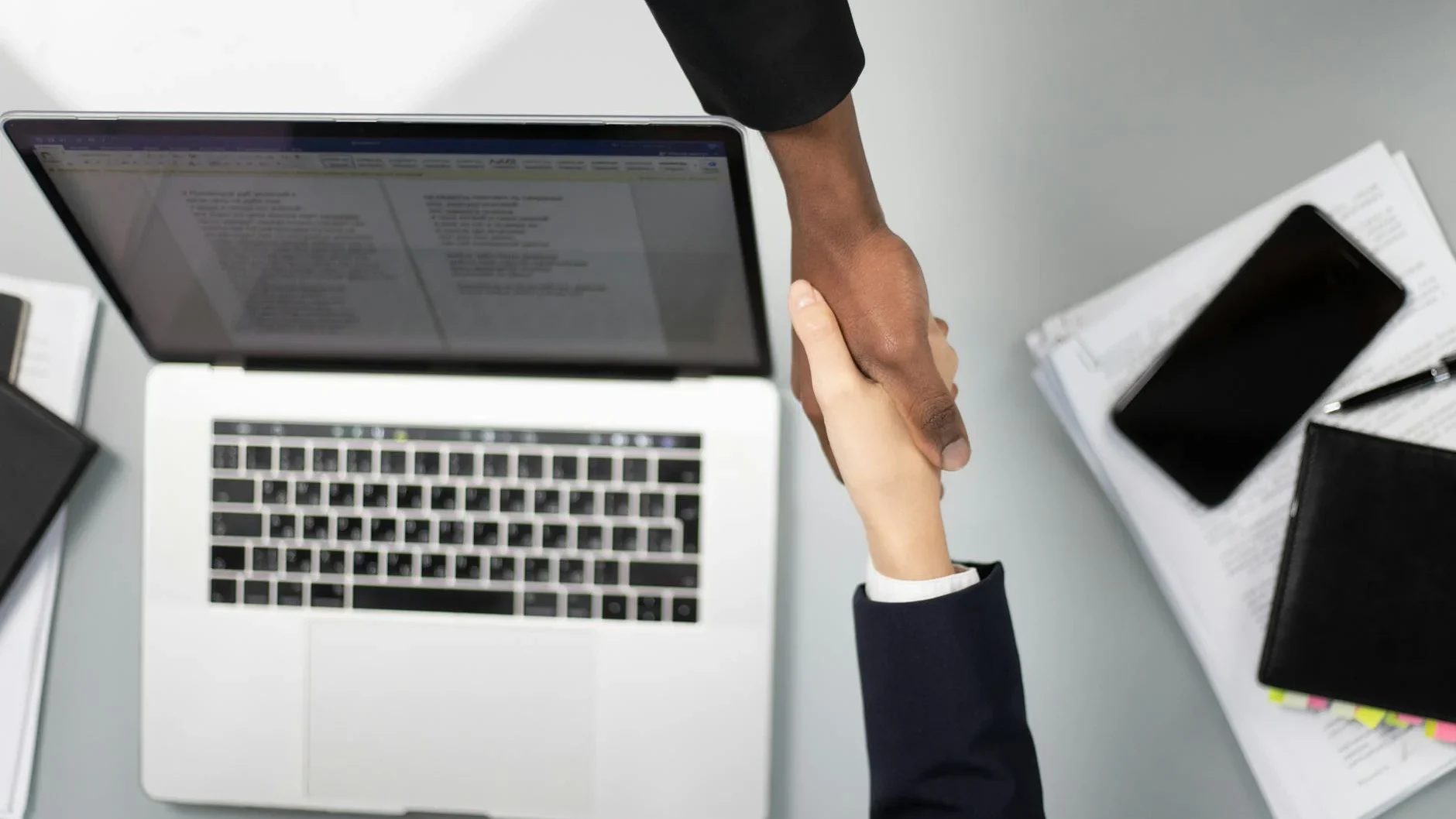 Handshake Laptop