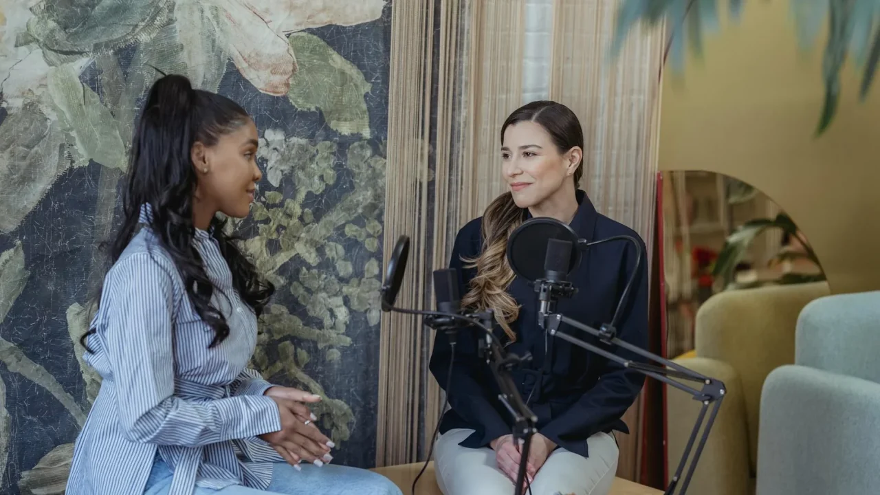 Interview Talking Smile