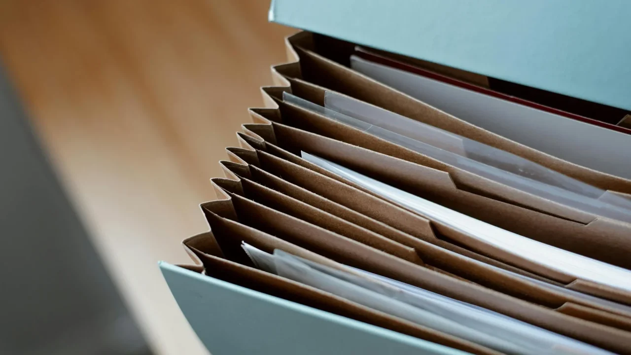 Job Interview Document Folder