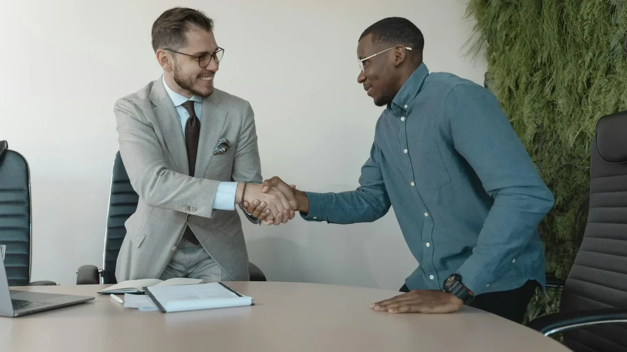 Job Interview Handshake Business