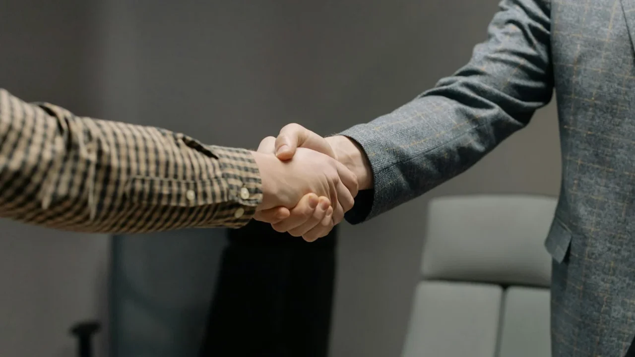 Job Interview Handshake Professional Attire