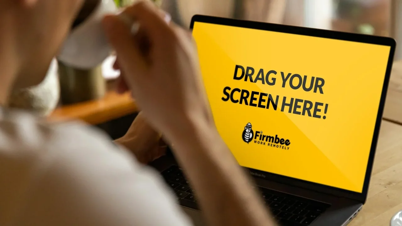 Laptop Screen Website Template