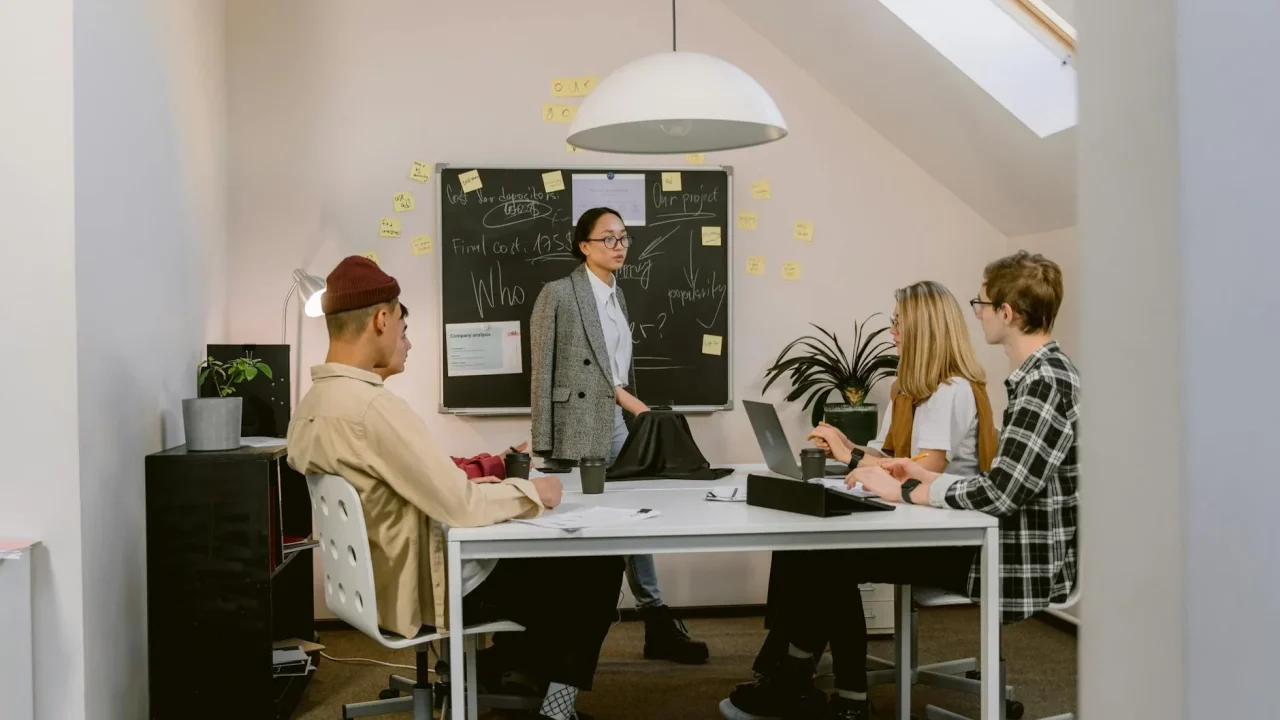 Modern Office Startup Team