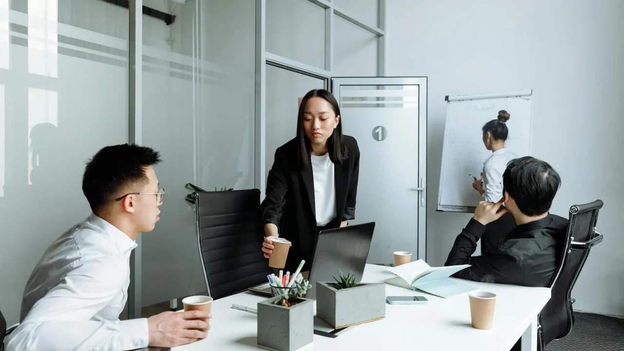 Modern Office Team Meeting