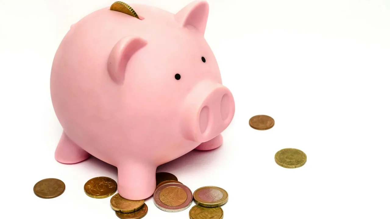 Money Coins Savings Jar