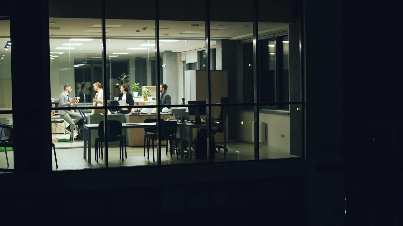 Office Building Bank Employee