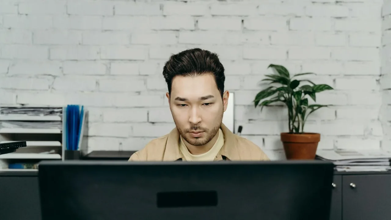 Office Desk Computer Worker