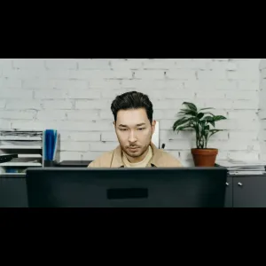 Office Desk Computer Worker