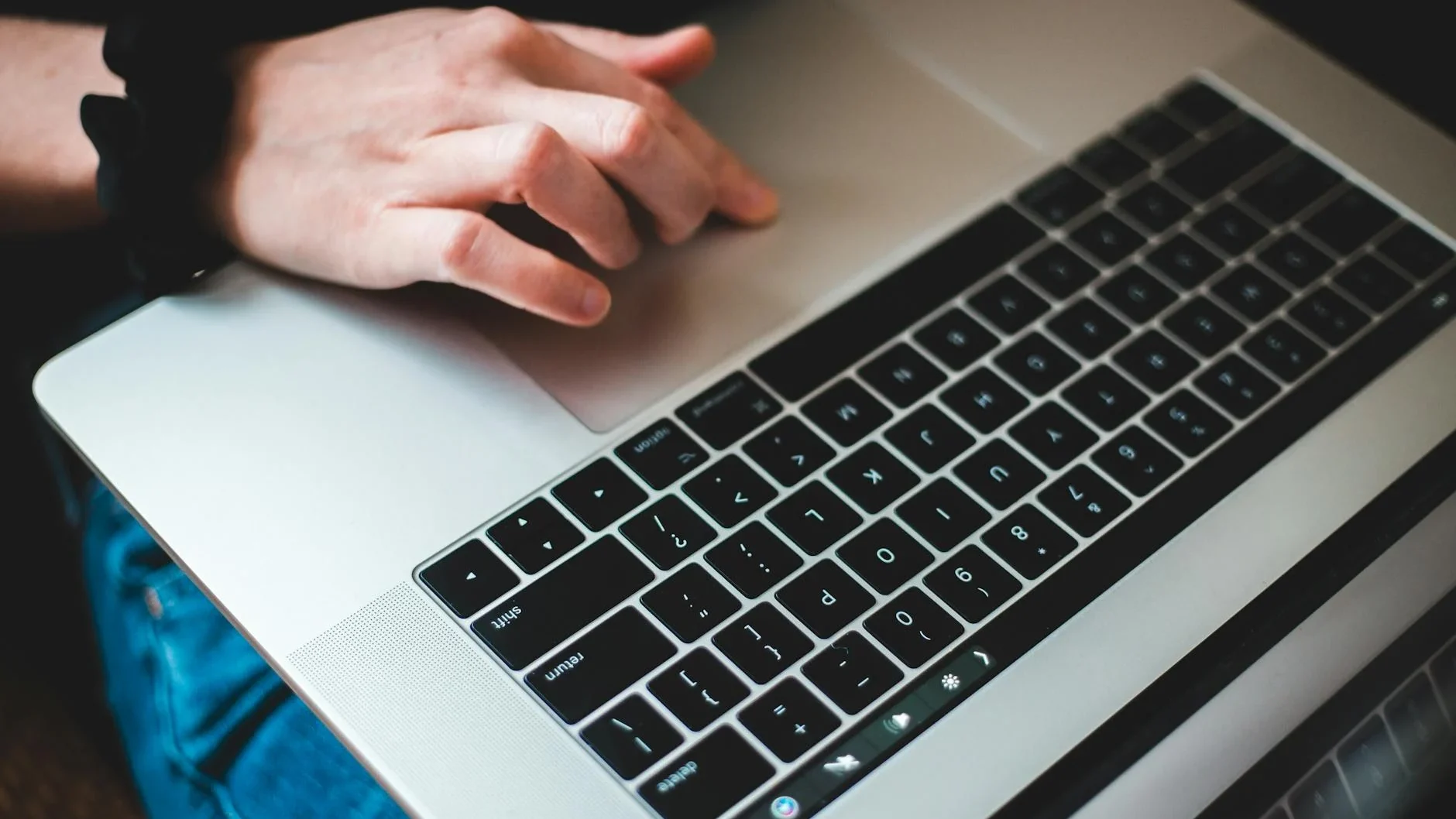 Online Form Laptop Typing
