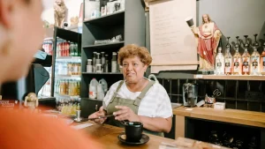 People Talking Coffee Shop