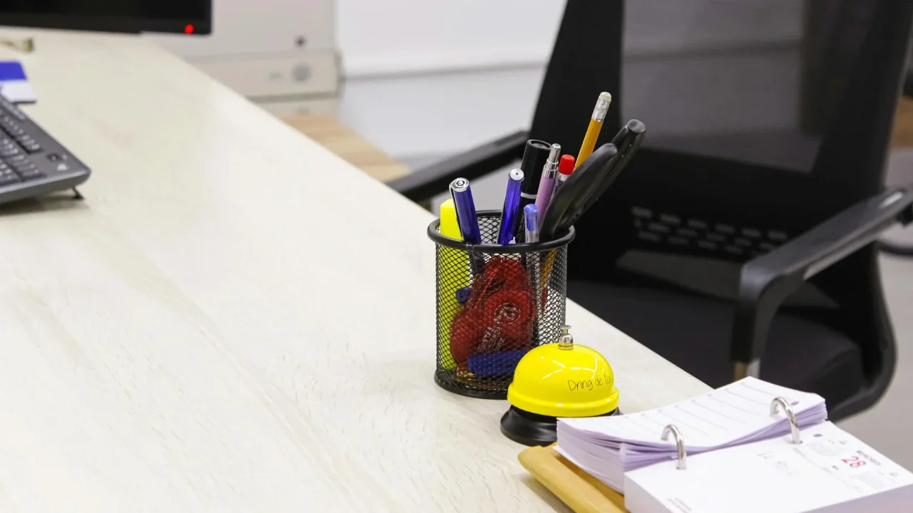 Preparation Office Desk