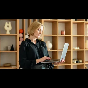 Professional Woman Laptop