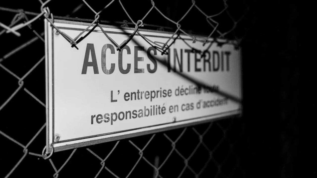 Security Warning Sign