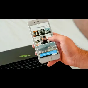 Smartphone Laptop Job Search