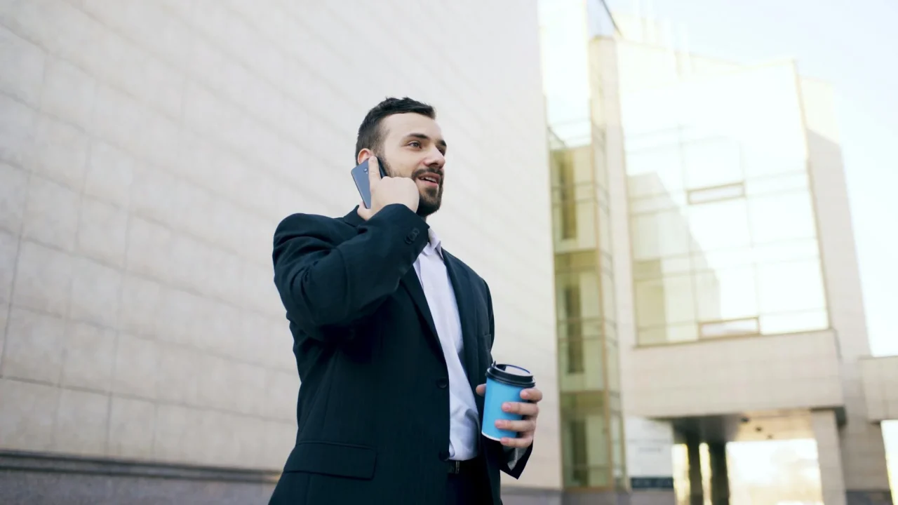 Smartphone Office Building