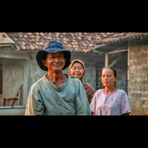 Smiling People Rural Area