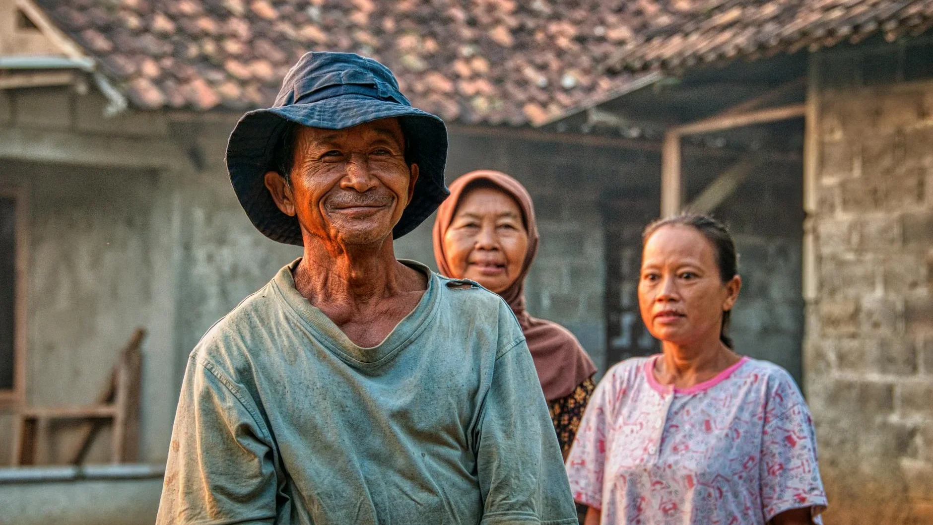 Smiling People Rural Area