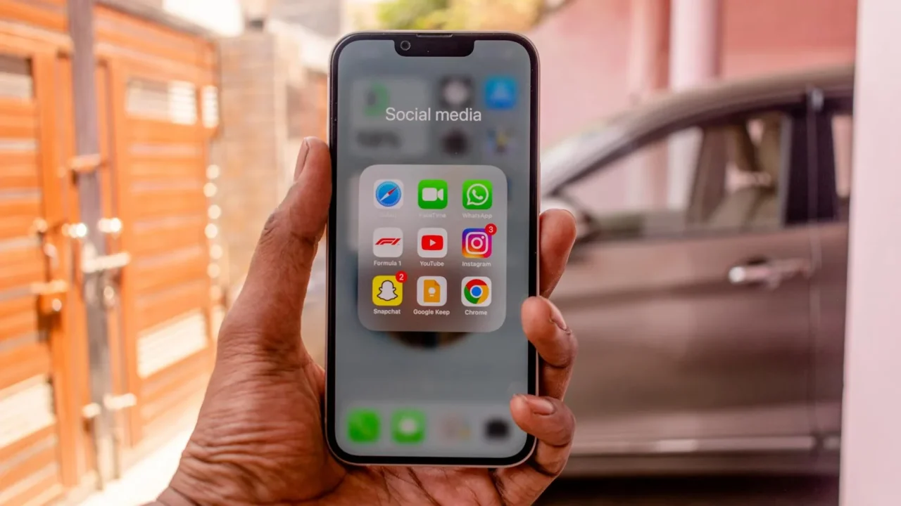 Social Media Smartphone