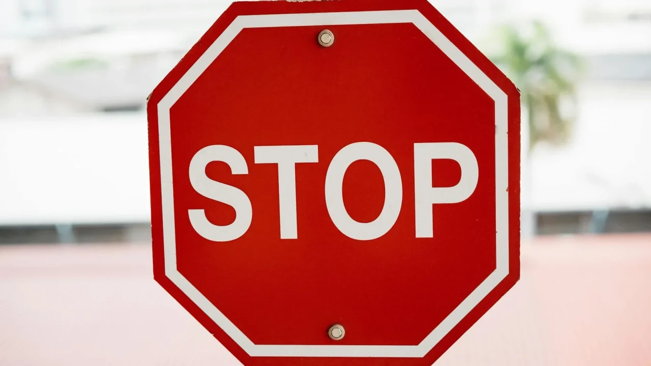 Stop Sign Angry Face