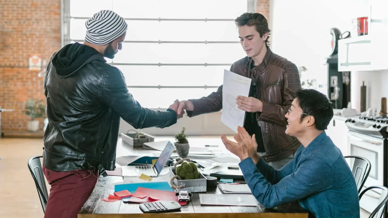 Strategic Planning Handshake
