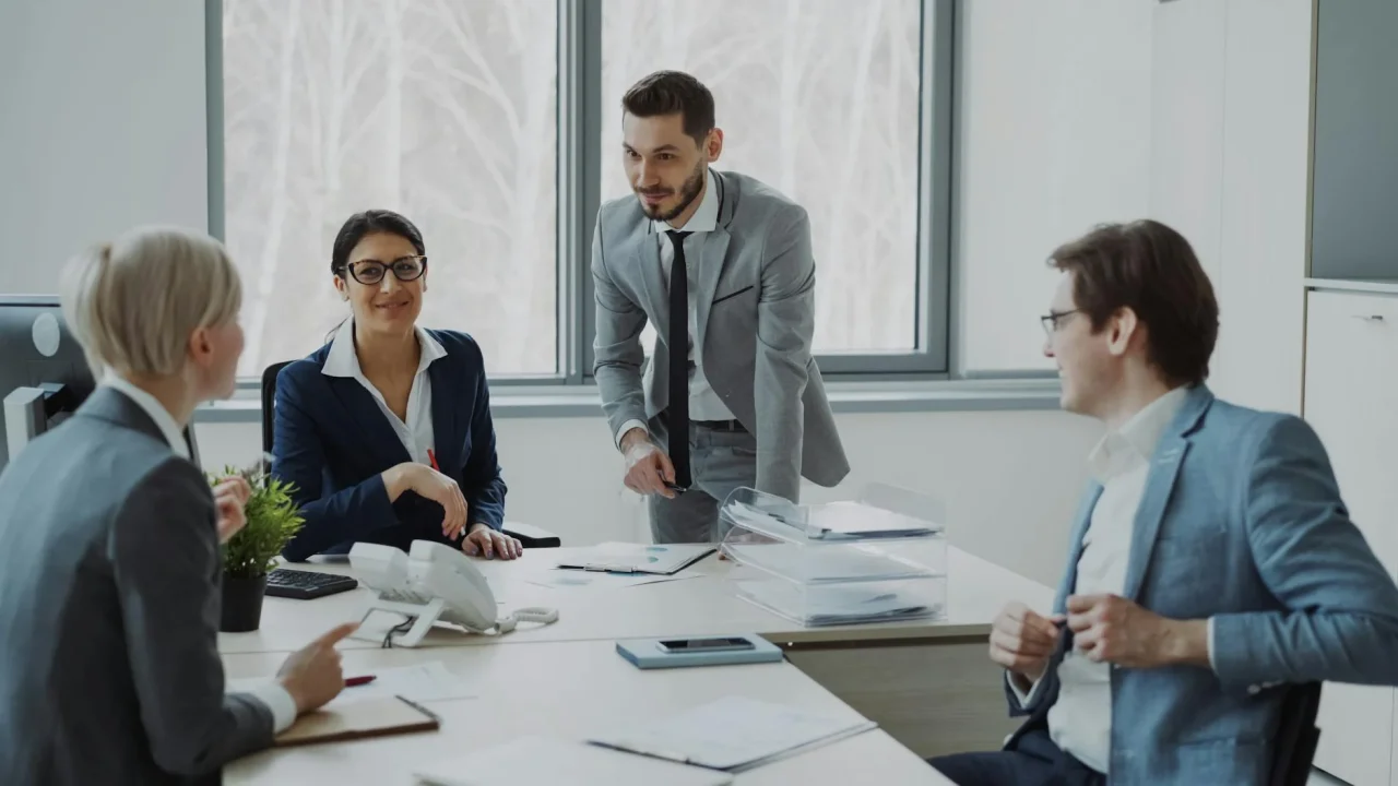 Teamwork Office Meeting