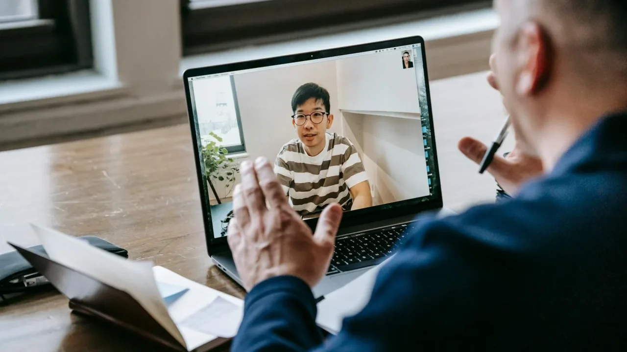 Video Call Professional Person