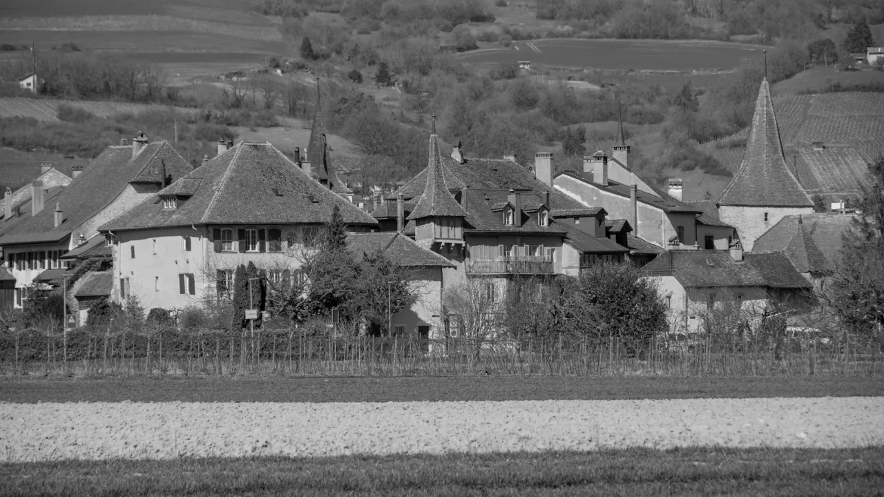 Village Office Cooperative Building Rural Landscape