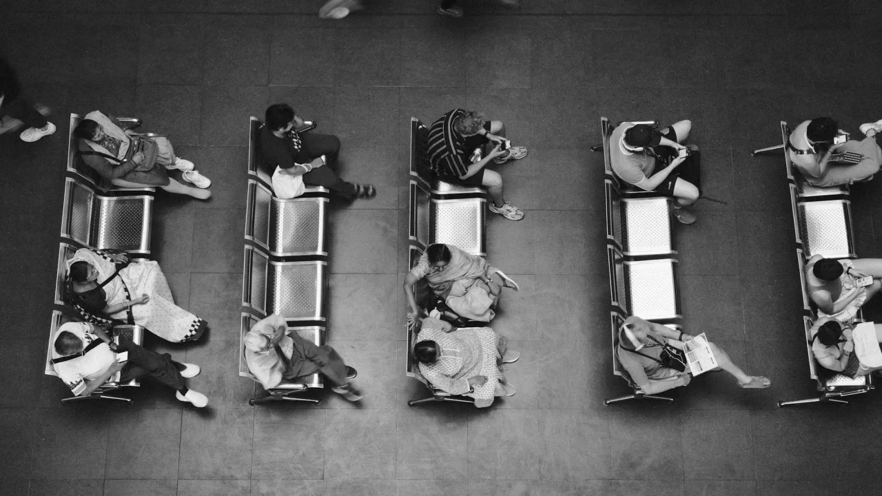 Waiting Room Hour Glass