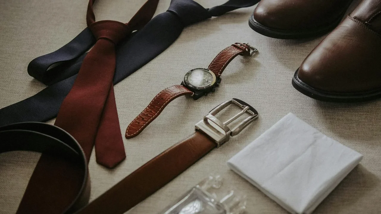 Wristwatch Leather Belt