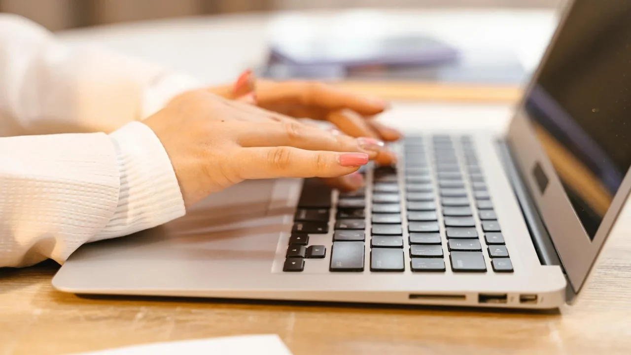 Writing Letter Laptop