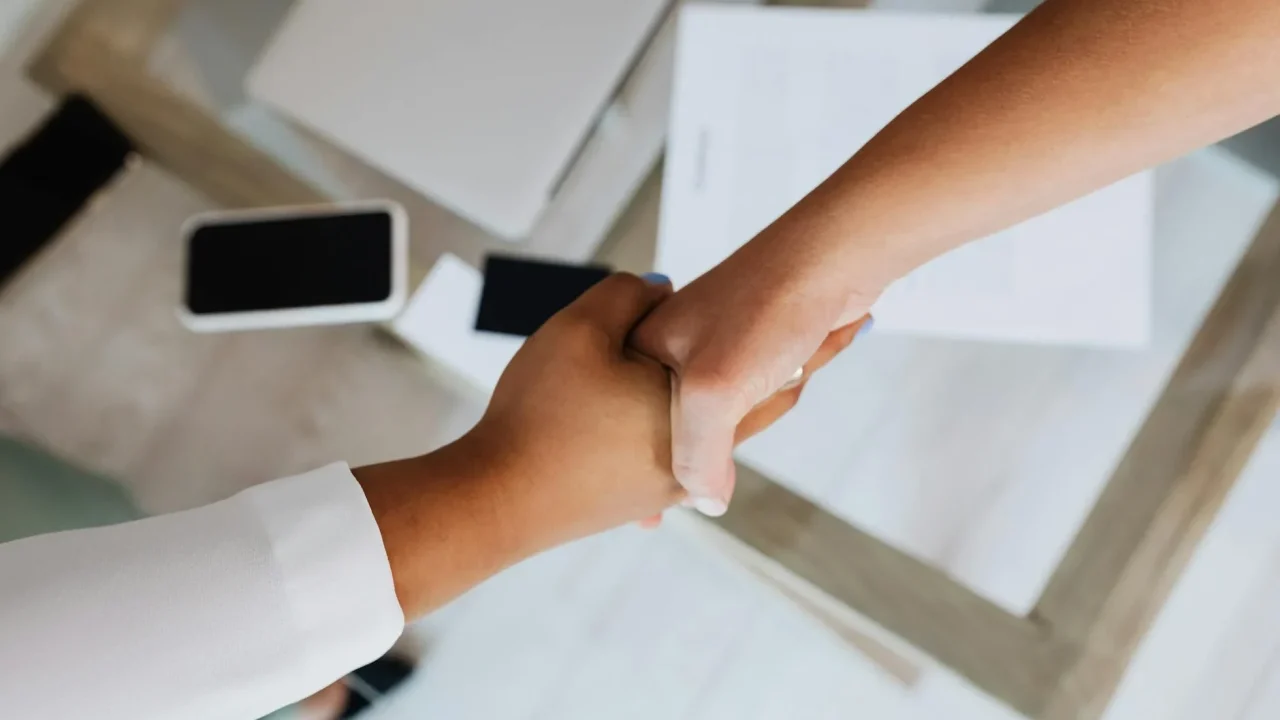 Business Communication Handshake