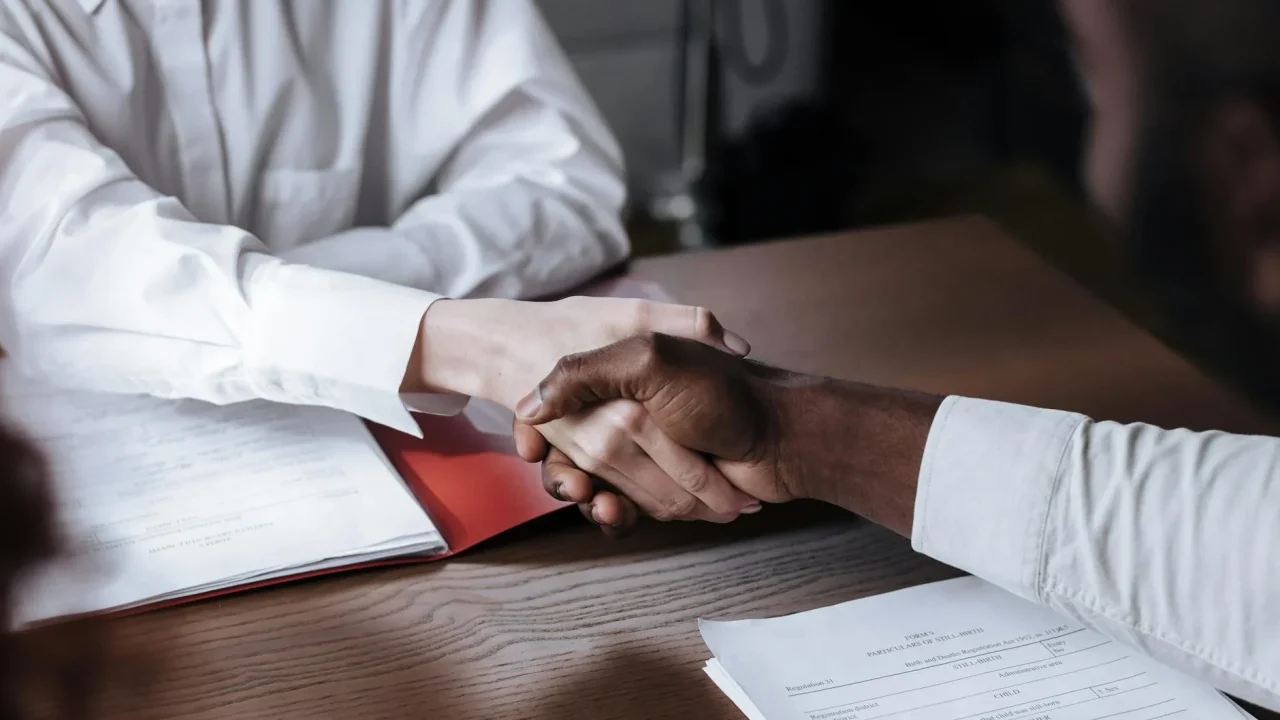 Business Meeting Handshake