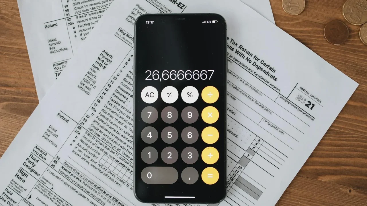 Calculator Tax Form